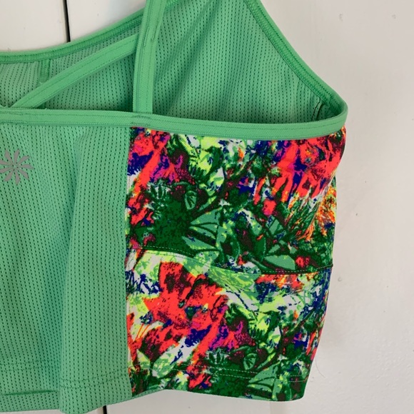Athleta Crop Bra Workout Top Sz M - Picture 6 of 12